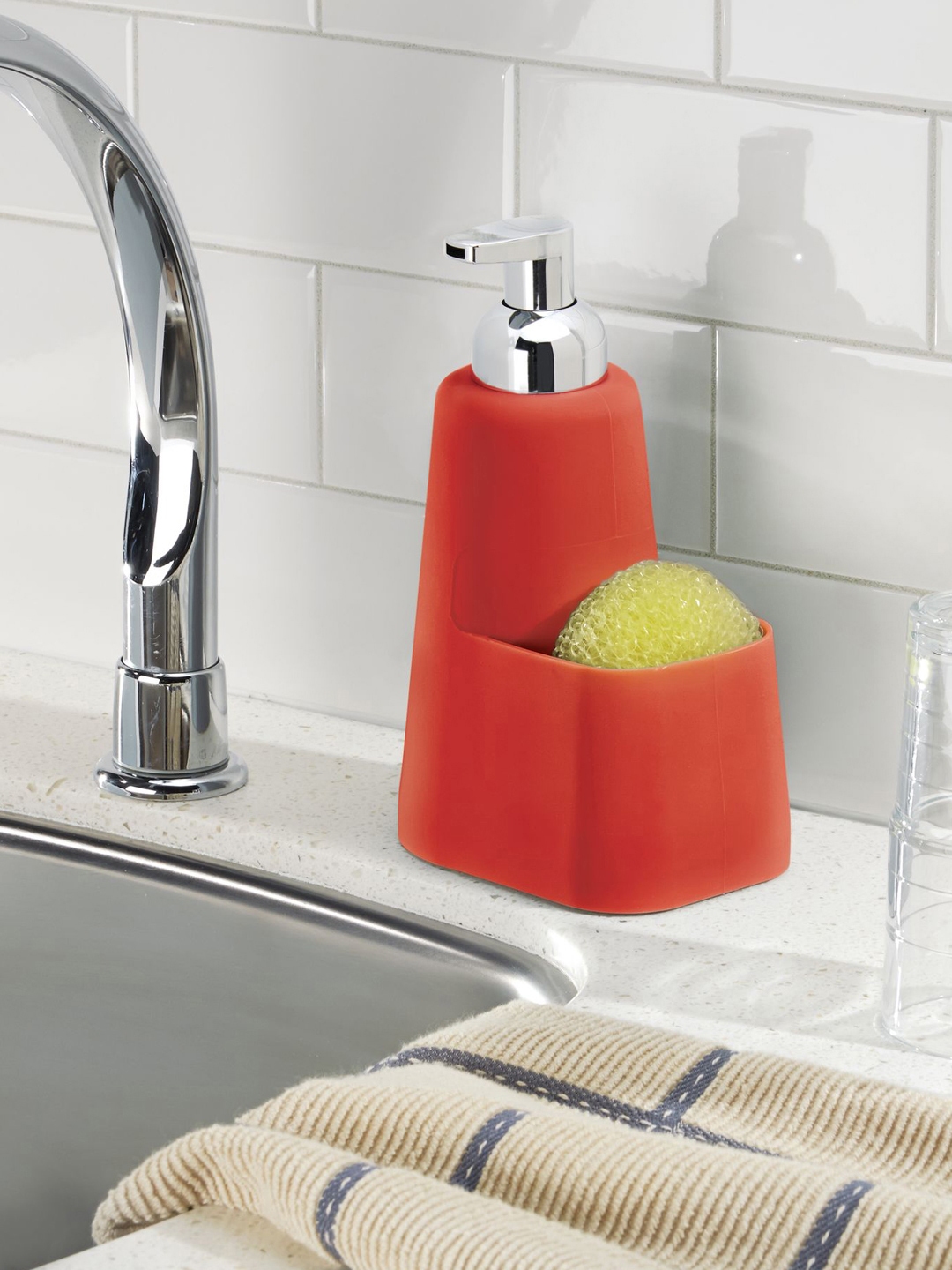 Buy INTERDESIGN Red Soap Dispenser Bathroom Accessories for Unisex