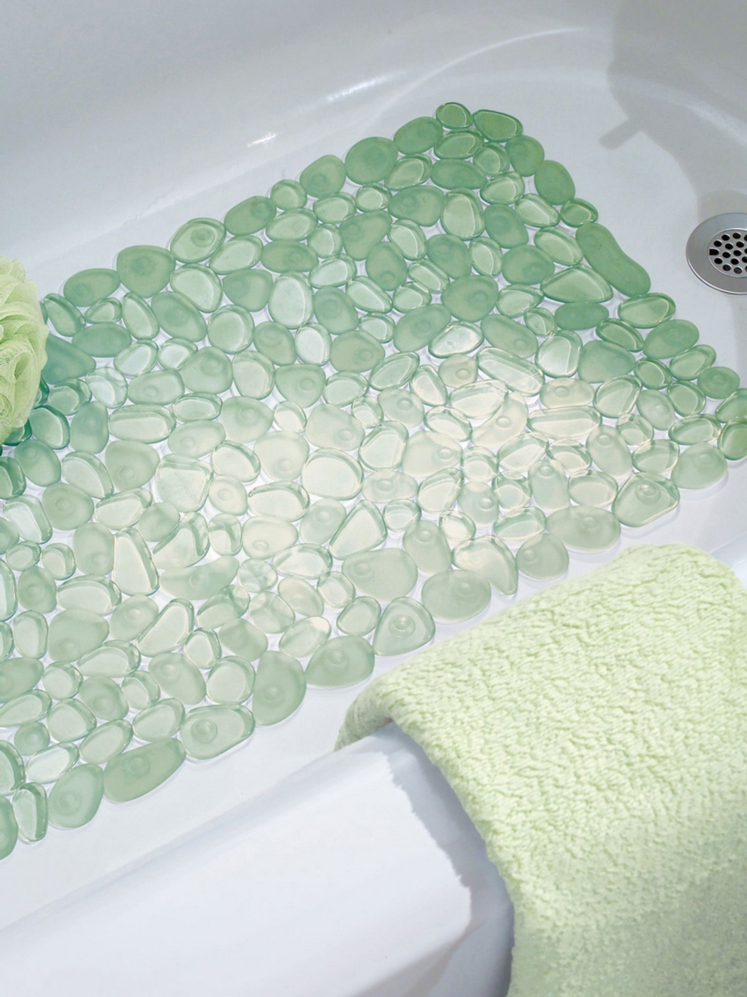 Buy INTERDESIGN Green Bath Mat Bathroom Accessories for Unisex