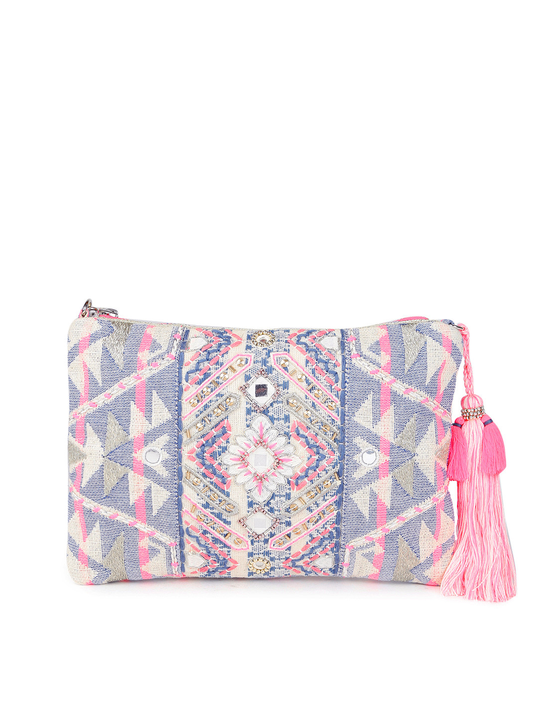 Buy Accessorize Multicoloured Self Design Sling Bag Handbags for