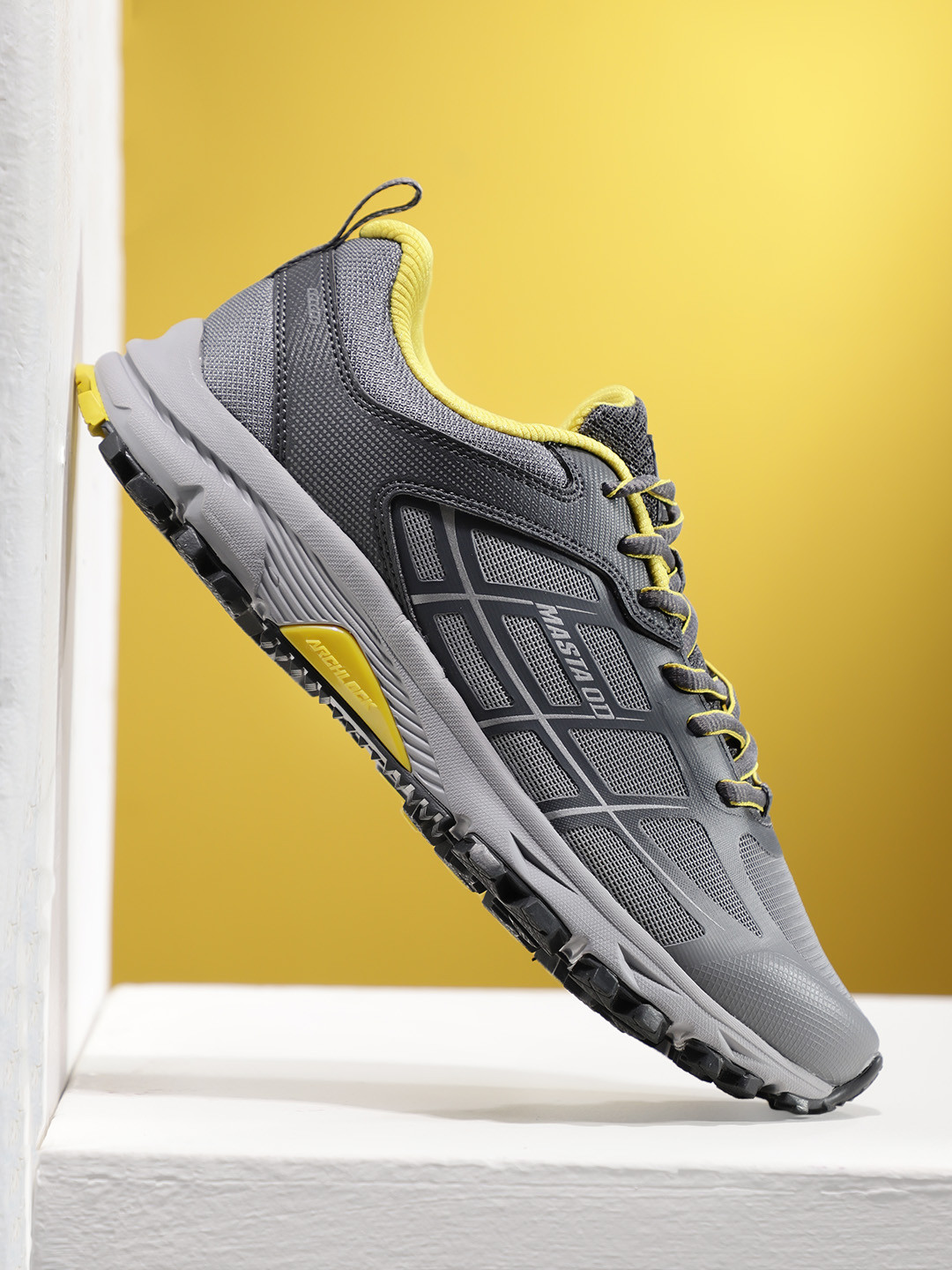 Buy 361 Degree Men Grey Running Shoes Sports Shoes for Men 6599674