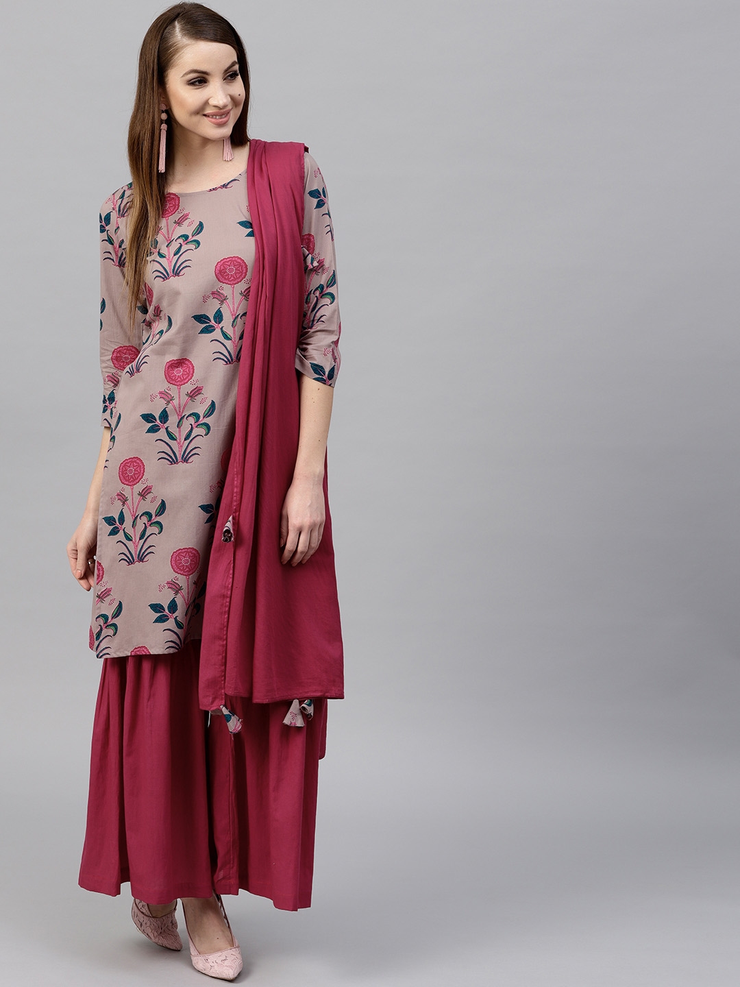 sharara set in myntra