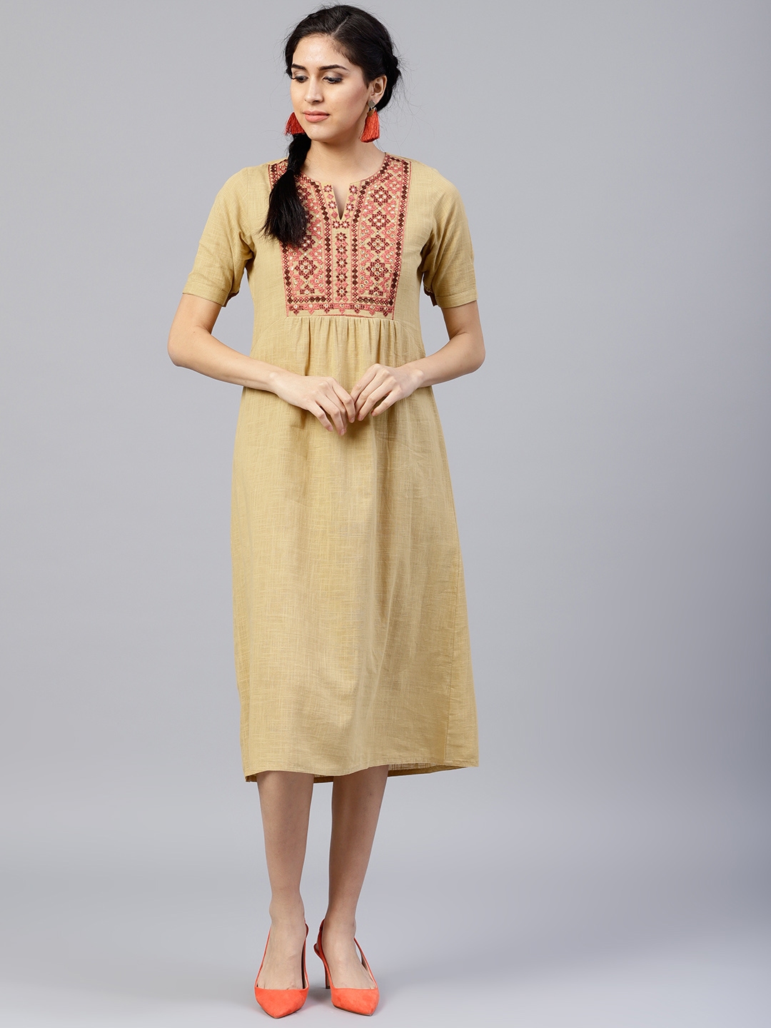 kurti with midi