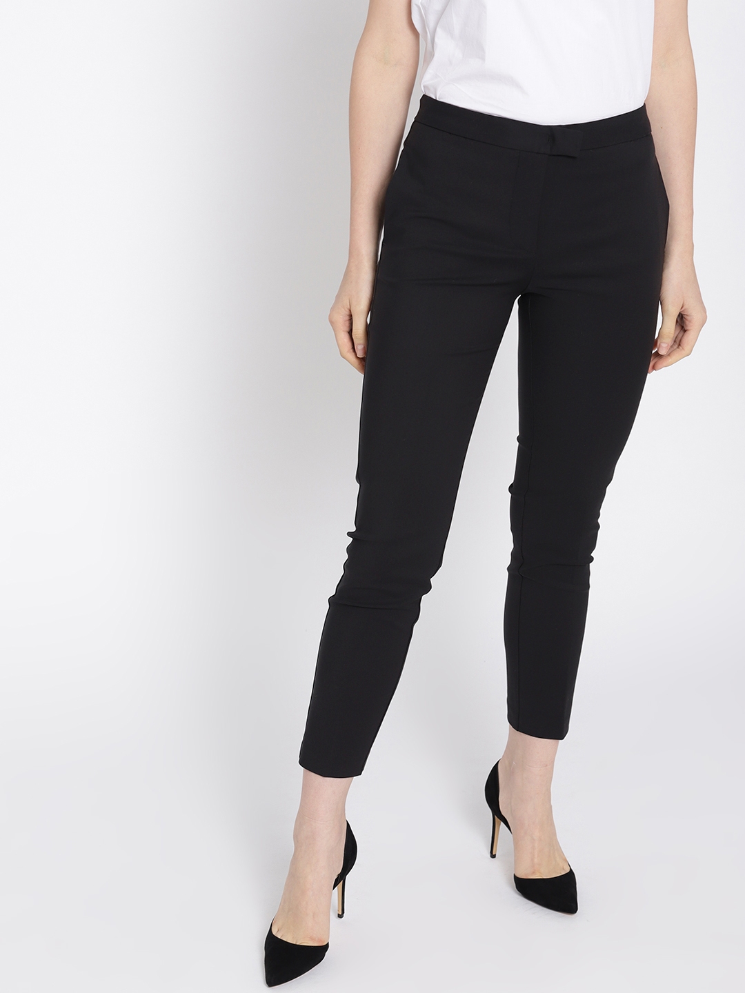 mango black pants
