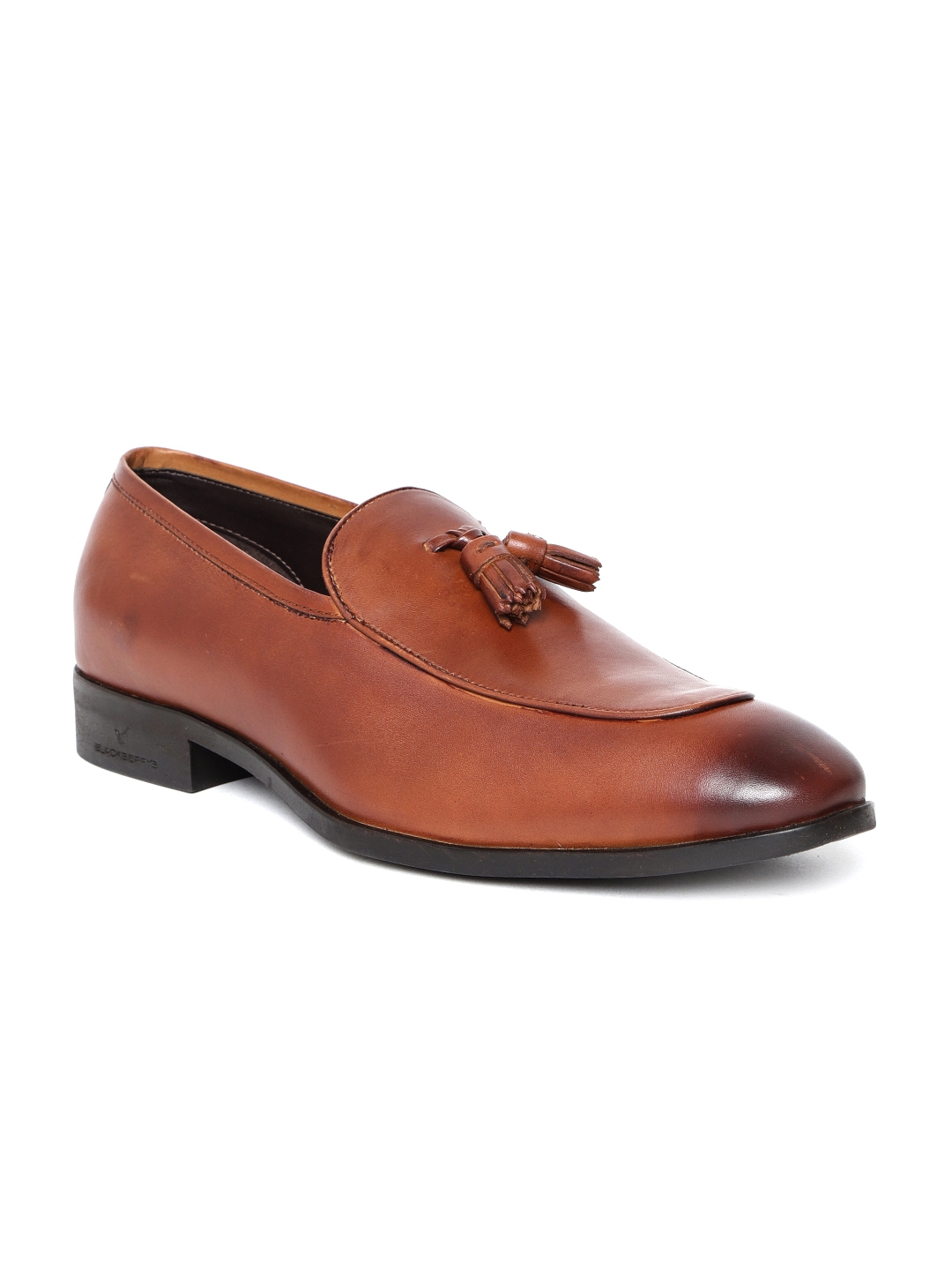 Buy Blackberrys Men Brown Leather Semiformal Slip Ons - Formal Shoes ...