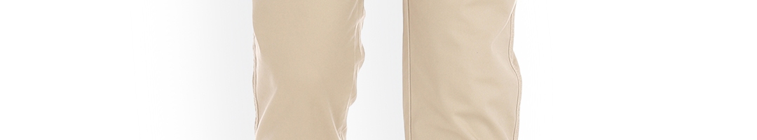 Buy IZOD Men Beige Slim Fit Solid Chinos - Trousers for Men 6618911 ...
