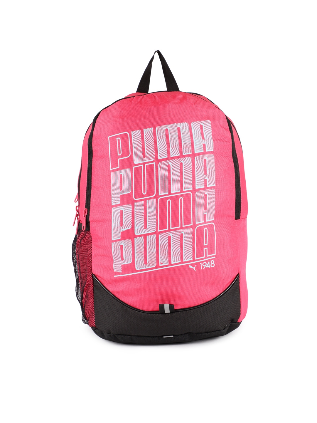 Buy Puma Unisex Pink Brand Logo Backpack - Backpacks for Unisex 6621876 ...