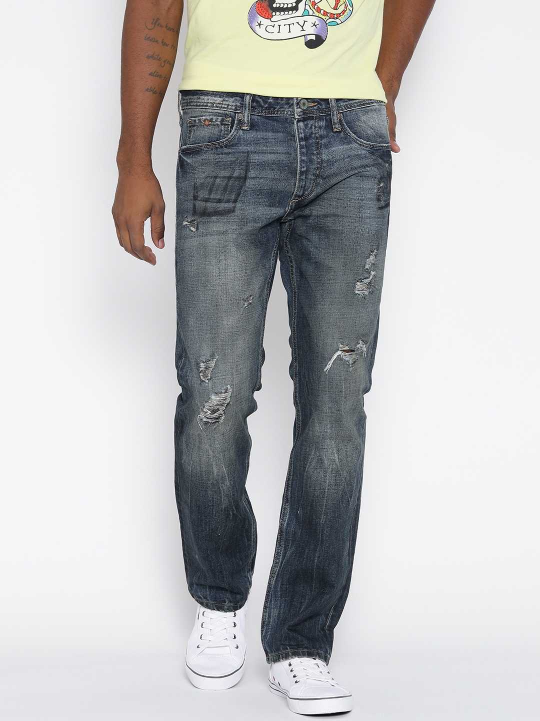 mens jeans on myntra