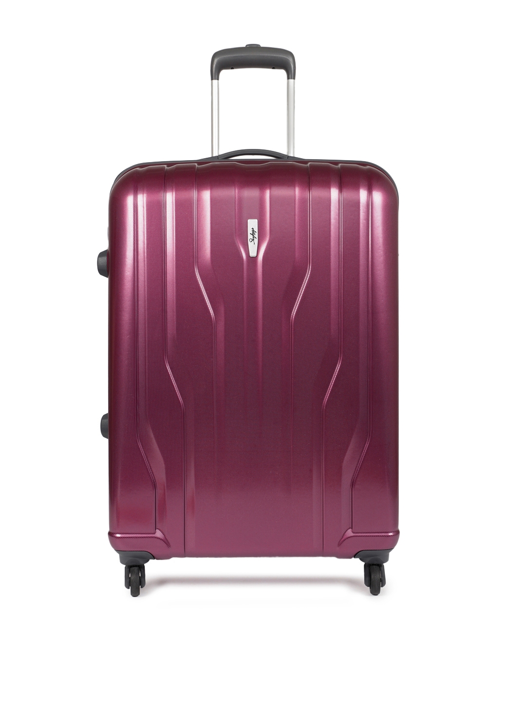 Buy Skybags Unisex Purple MARSHAL STROLLY 79 360 Large Trolley Suitcase ...