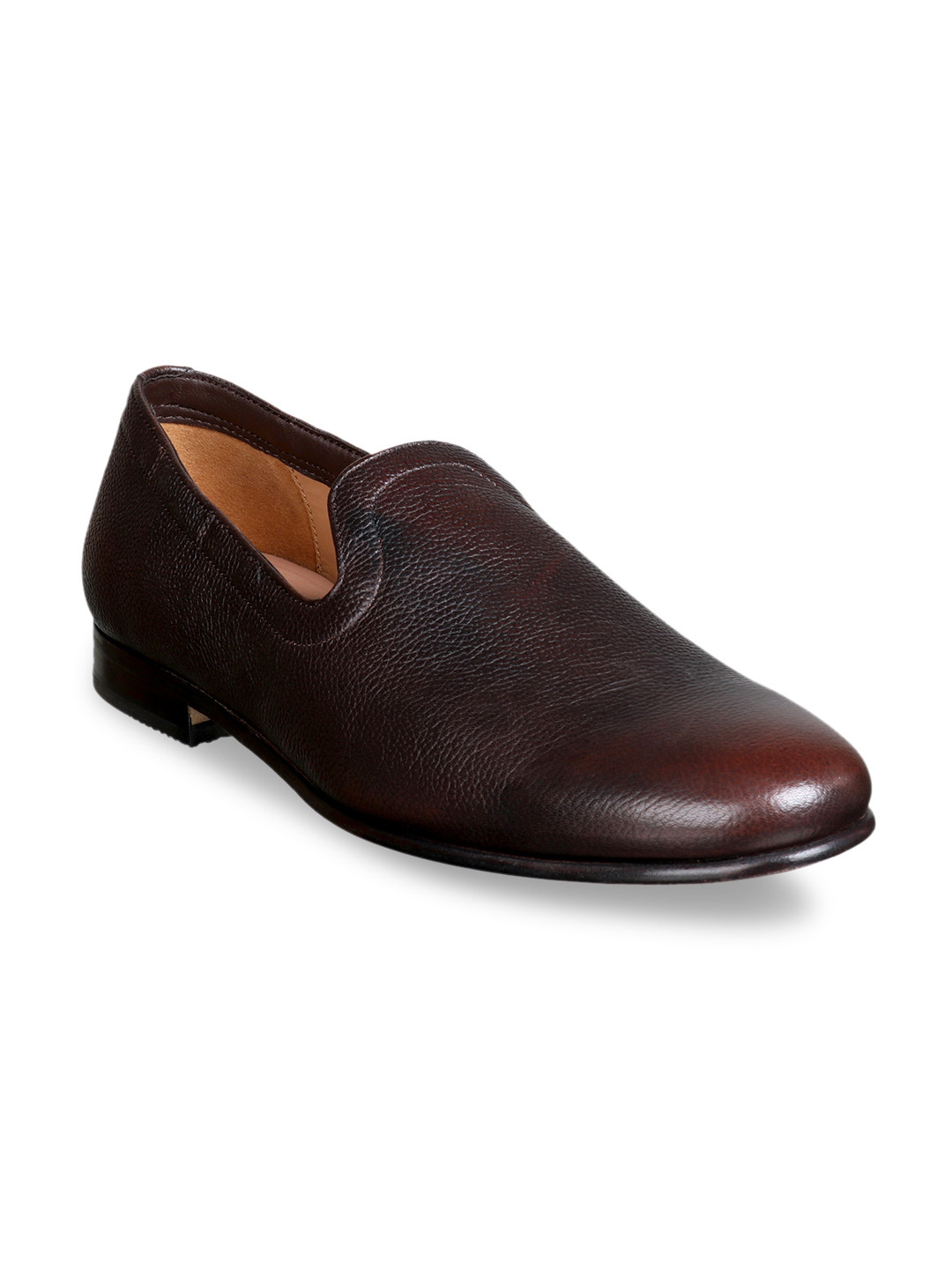 Buy Clarks Men Brown Formal Leather Slip On Shoes Formal