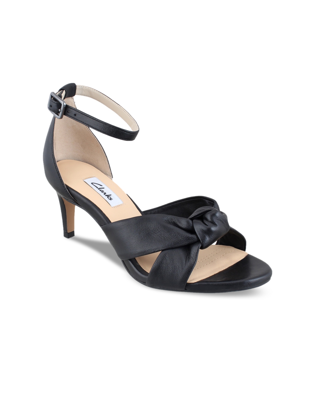 leather sandals heels
