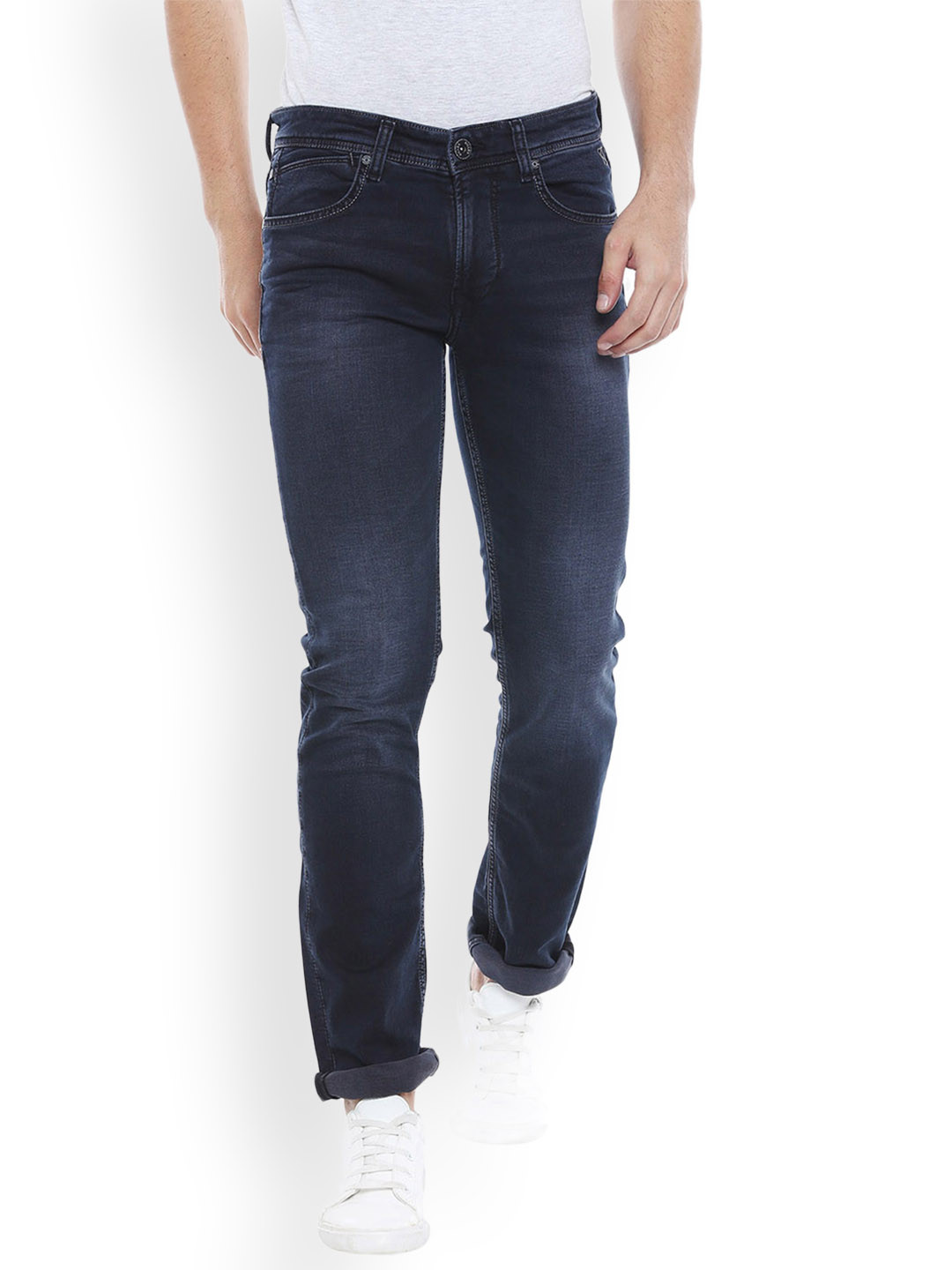 Buy Killer Men Blue Regular Fit Mid Rise Clean Look Jeans Jeans for