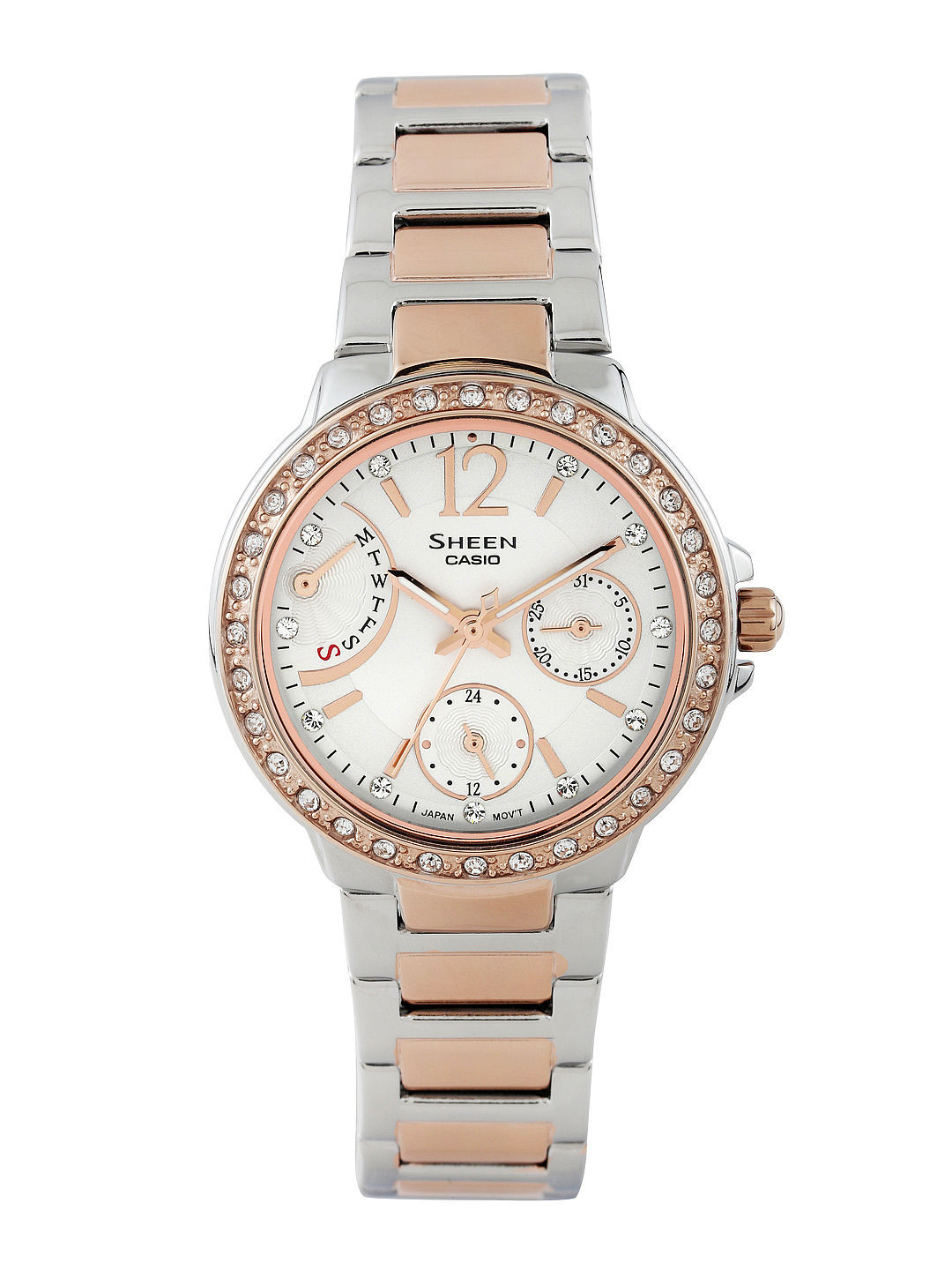 Buy CASIO Sheen Women White Multi Dial Watch SHE 3805SPG 7AUDR SX137