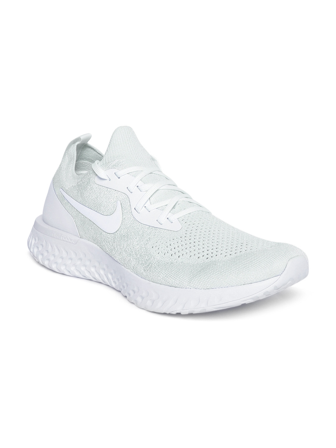 men's epic react flyknit white
