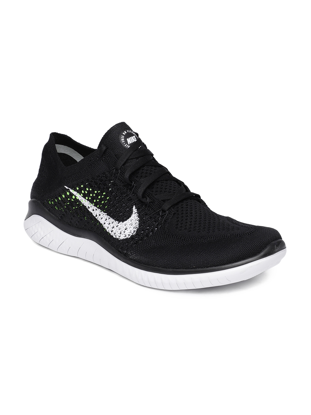 nike men's free rn flyknit 2018 running shoe