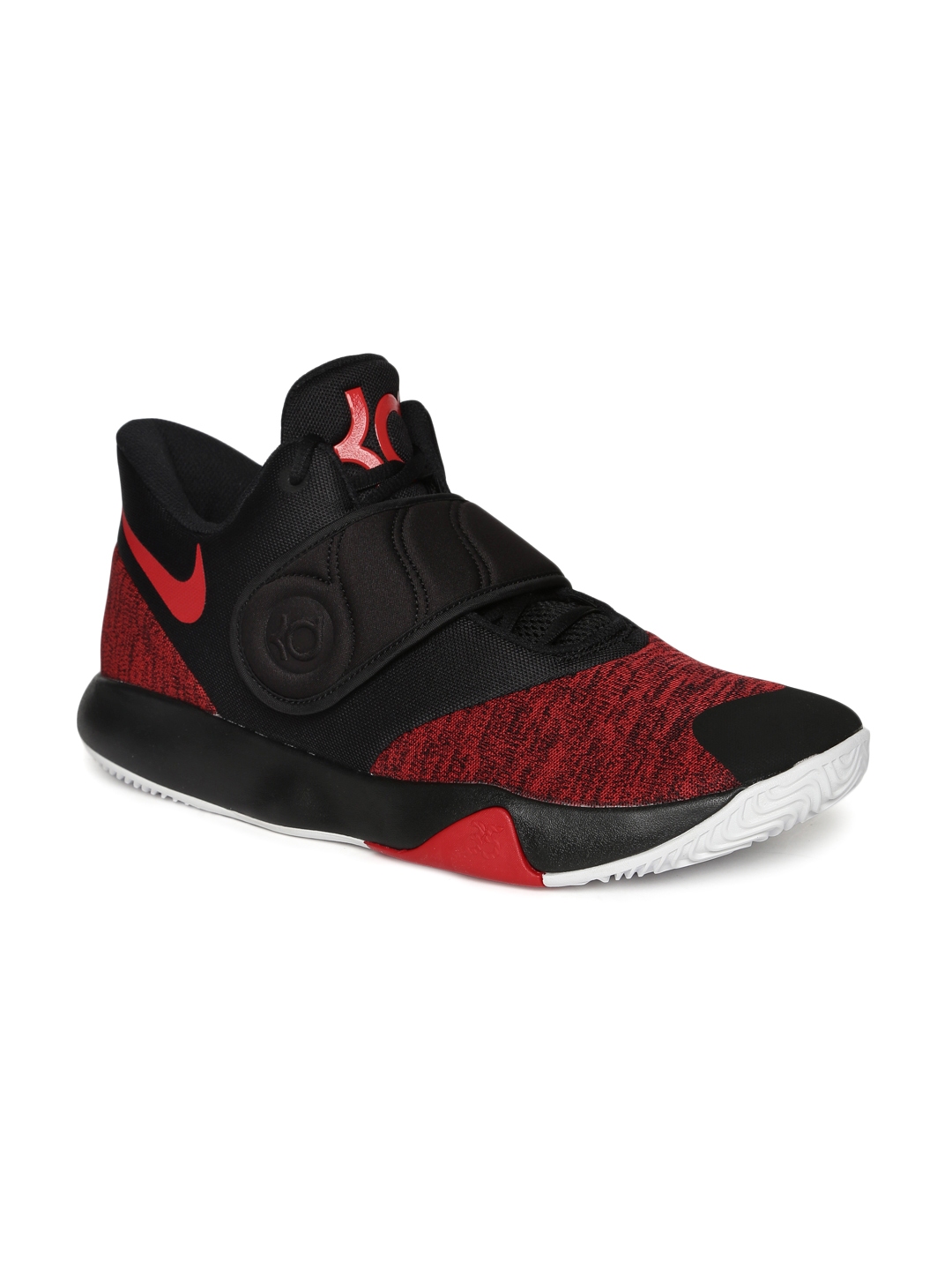 Buy Nike Men Red & Black KD TREY 5 VI Mid Top Basketball Shoes - Sports