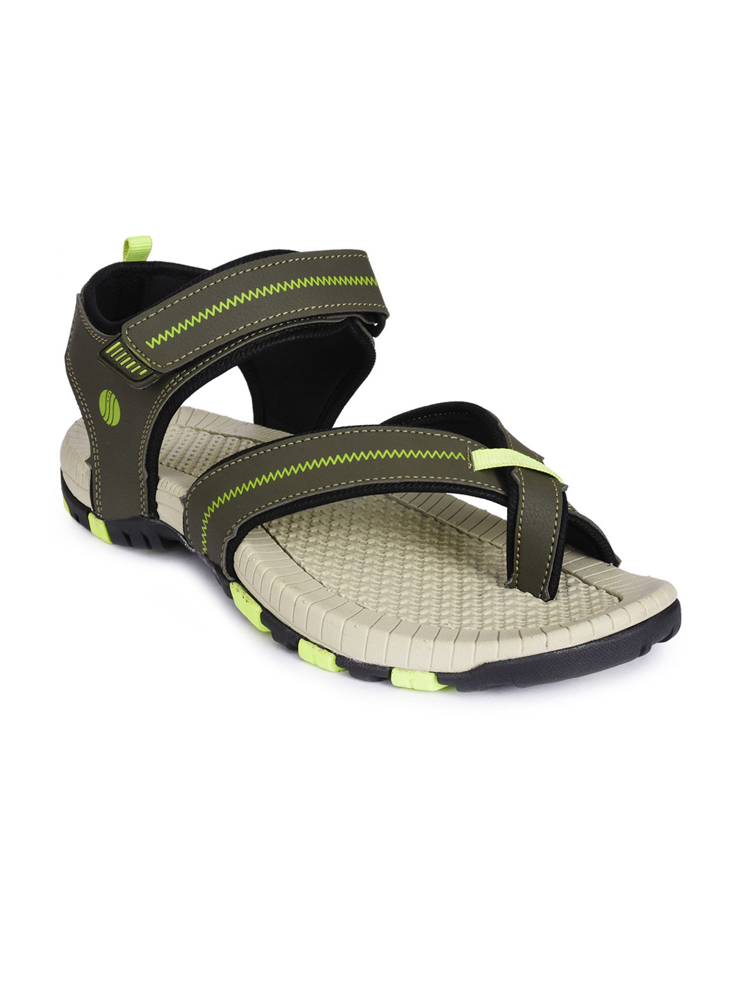 Buy Action Men Olive Green & Beige Comfort Sandals - Sandals for Men 6685629 | Myntra