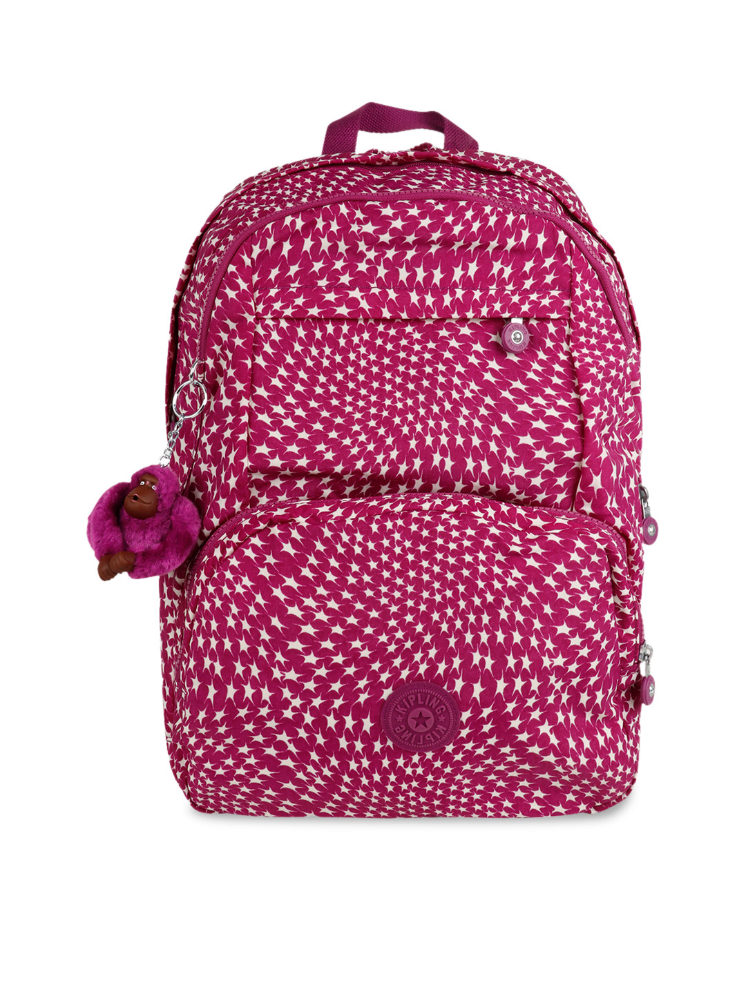 Buy Kipling Unisex Magenta Geometric Backpack Backpacks for Unisex