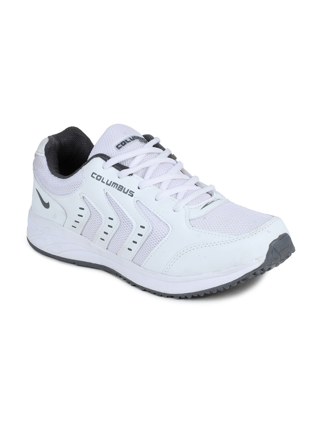 Buy Columbus Men White Running Shoes Sports Shoes for