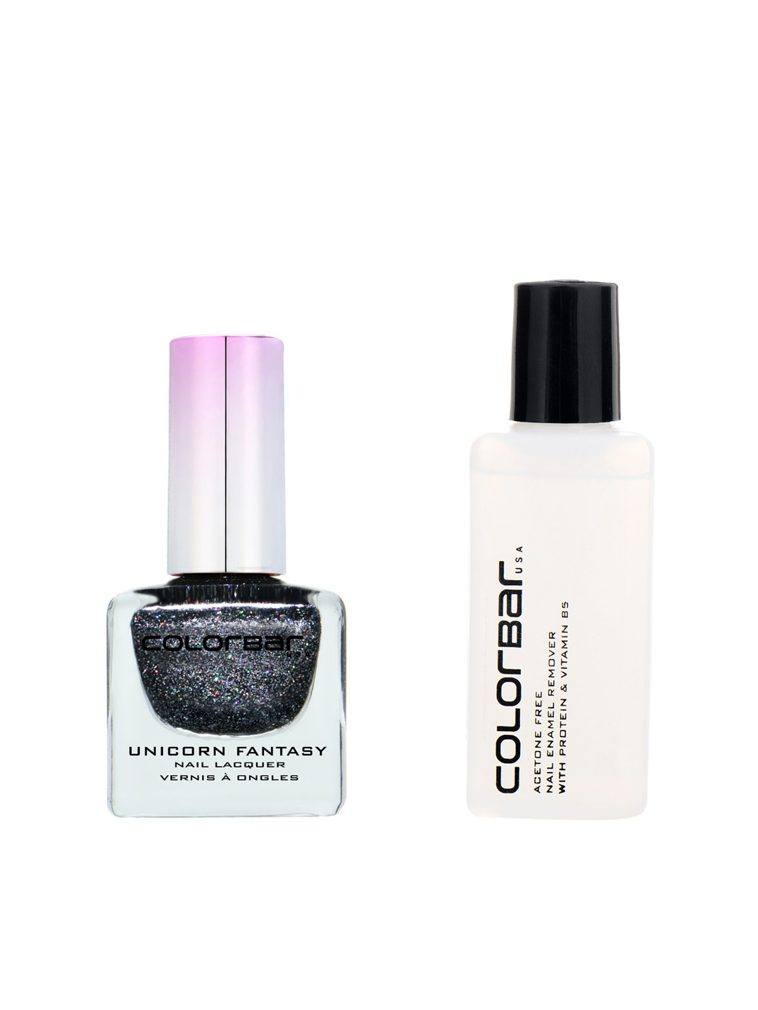 Buy Colorbar Pack Of 2 Acetone Free Nail Enamel Remover & Tricorn Night