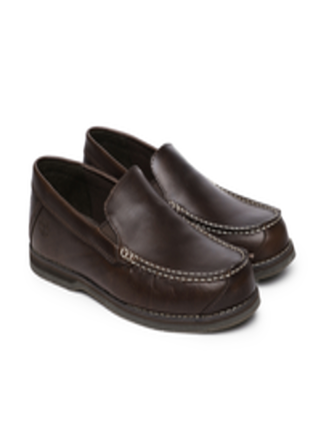 Buy Timberland Men Brown Leather Semi Formal Shoes - Formal Shoes for ...