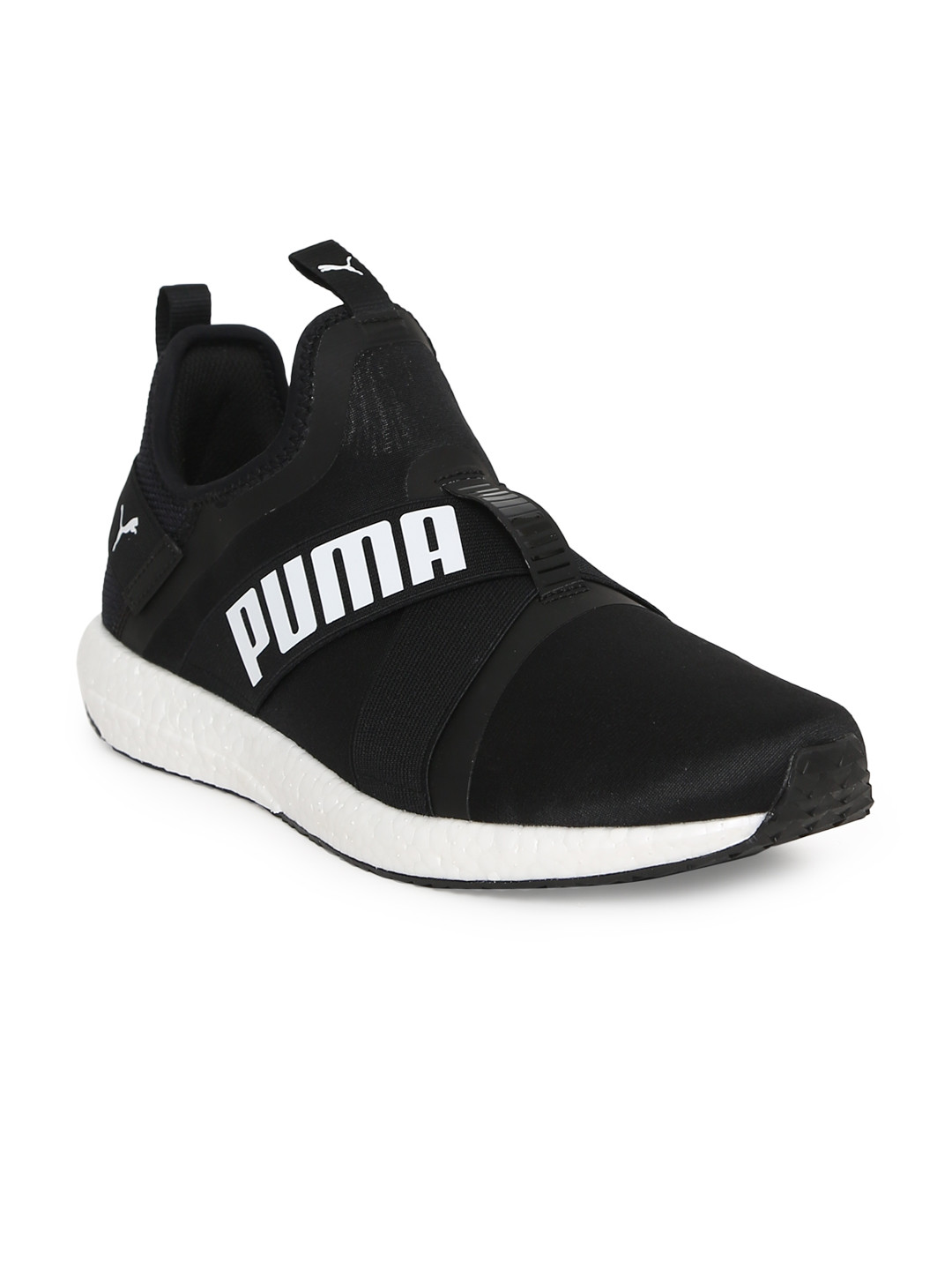 puma mega nrgy black running shoes