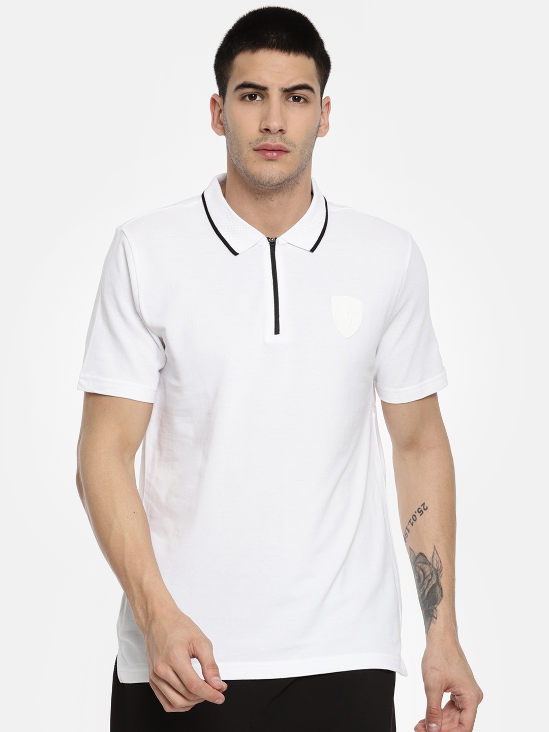 Buy Puma White Ferrari Polo T Shirt Tshirts For Men