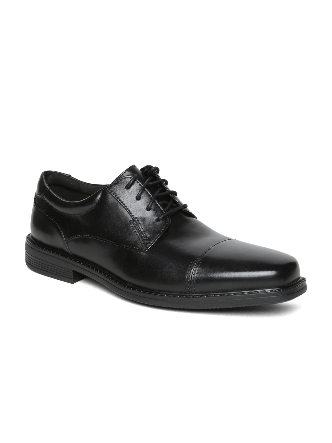Buy Clarks Men Black Leather Derbys - Formal Shoes for Men 6709934 | Myntra