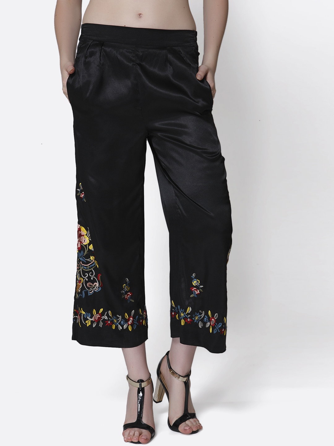 parallel trousers with top