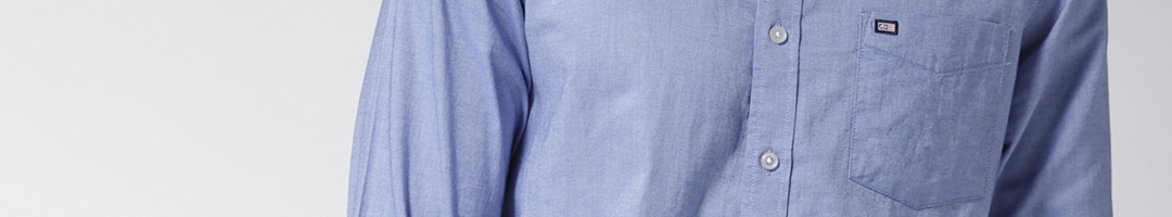 Buy Arrow Sport Men Blue Slim Fit Solid Casual Shirt - Shirts for Men ...