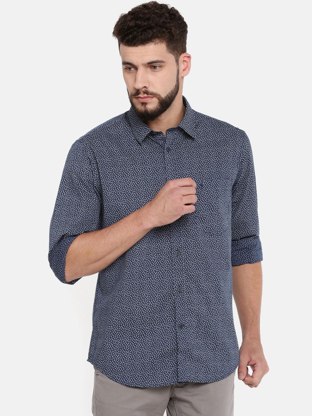 myntra printed shirts