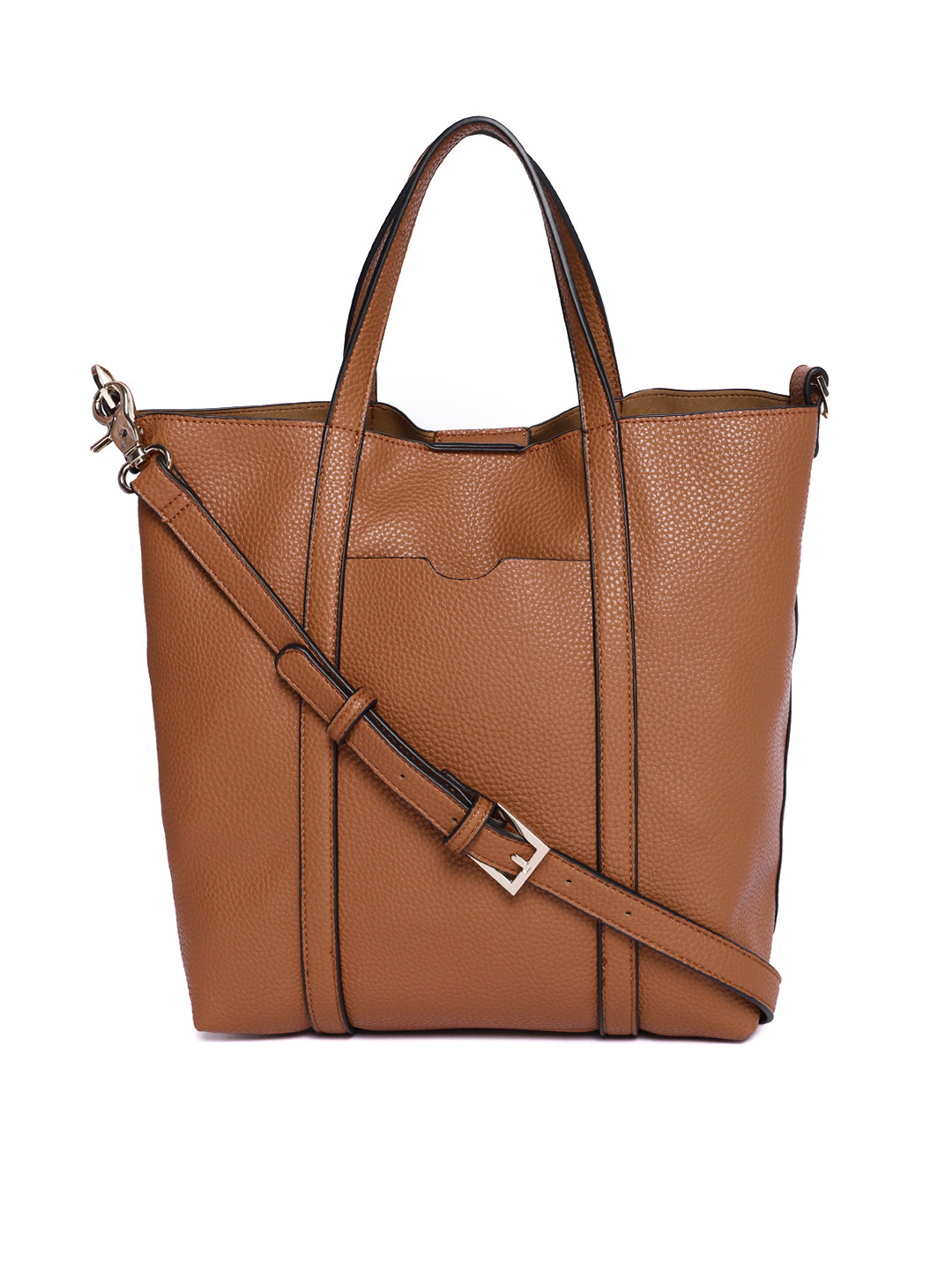 Buy FOREVER 21 Tan Solid Handheld Bag Handbags for Women 6723245 Myntra