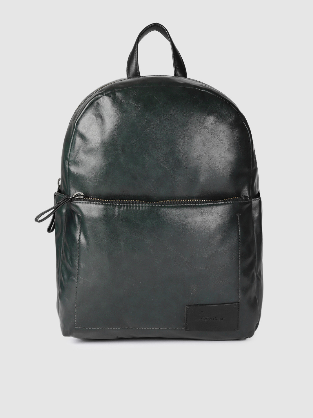 Buy Calvin Klein Men Green Solid Backpack Backpacks for Men 6741731
