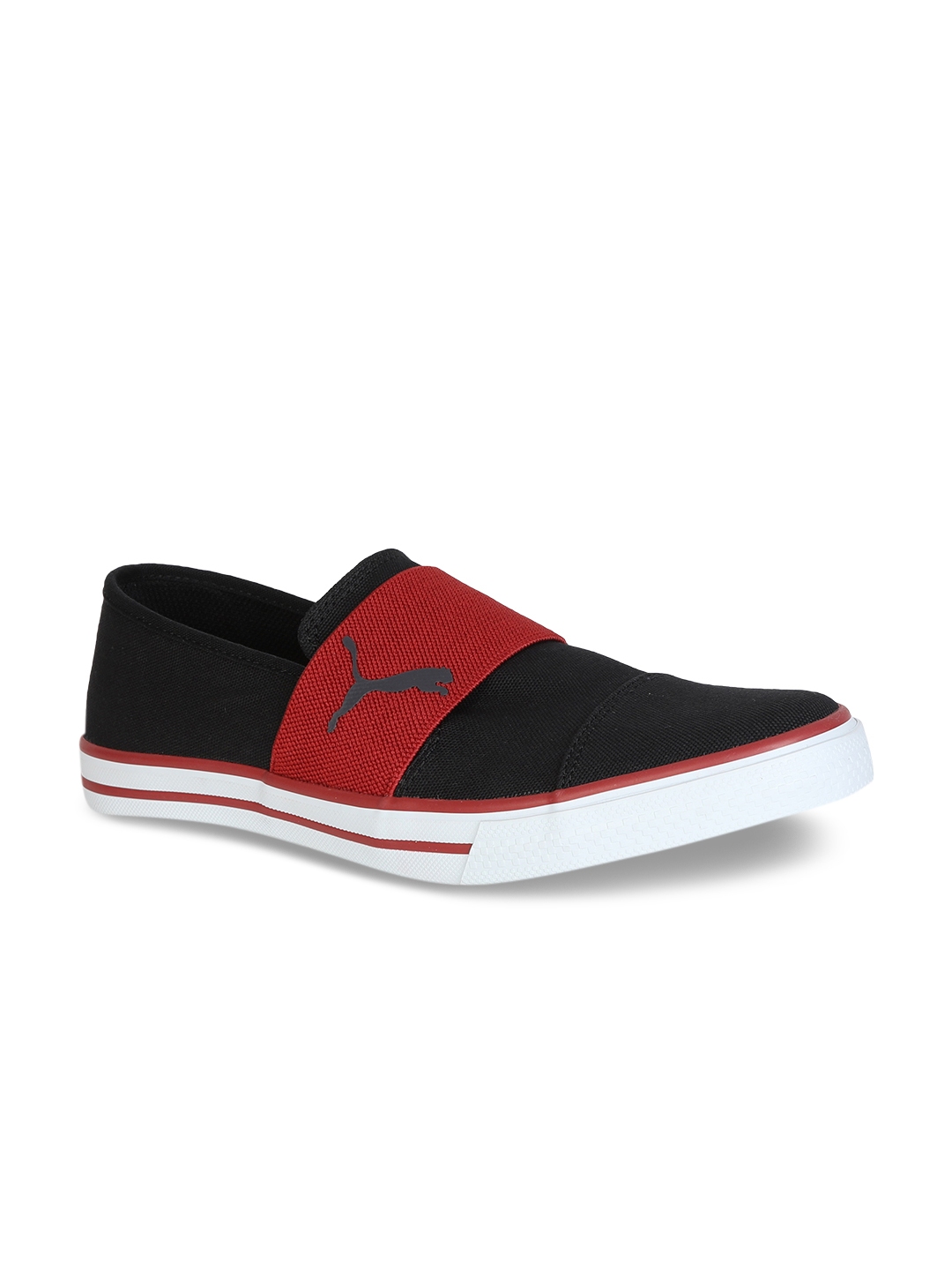 Buy Puma Men Black Colourblocked Slip On Sneakers - Casual Shoes for ...