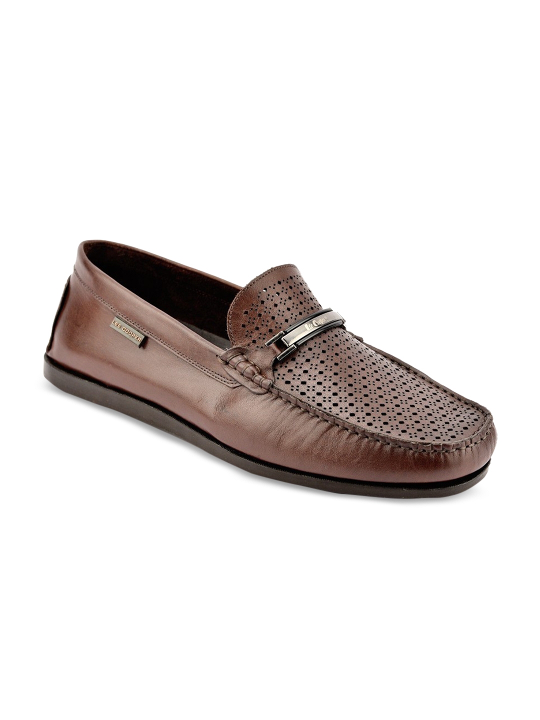 lee cooper men's leather casual loafers