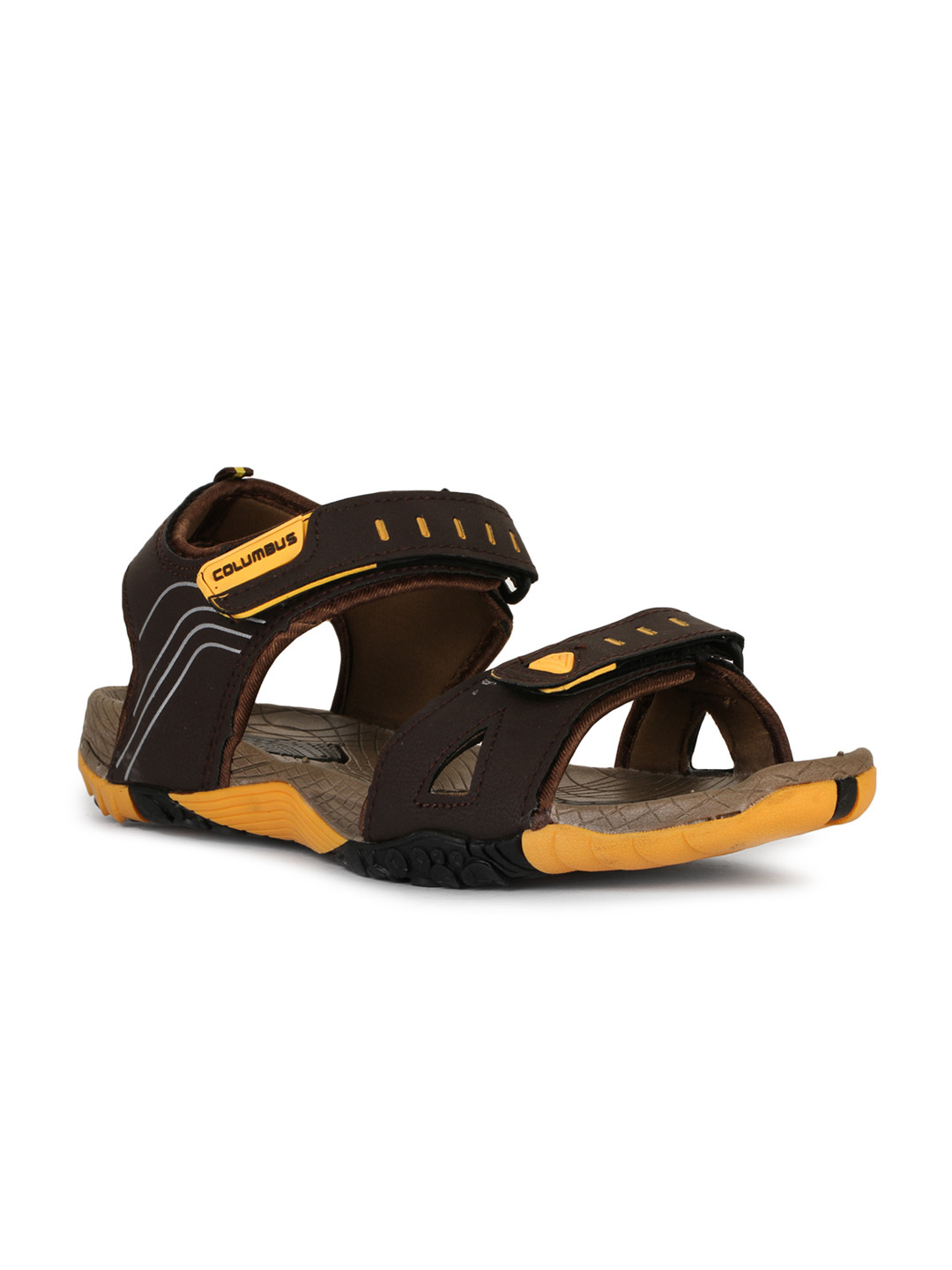 Buy Columbus Men Brown Sports Sandals - Sports Sandals for Men 6748129 | Myntra