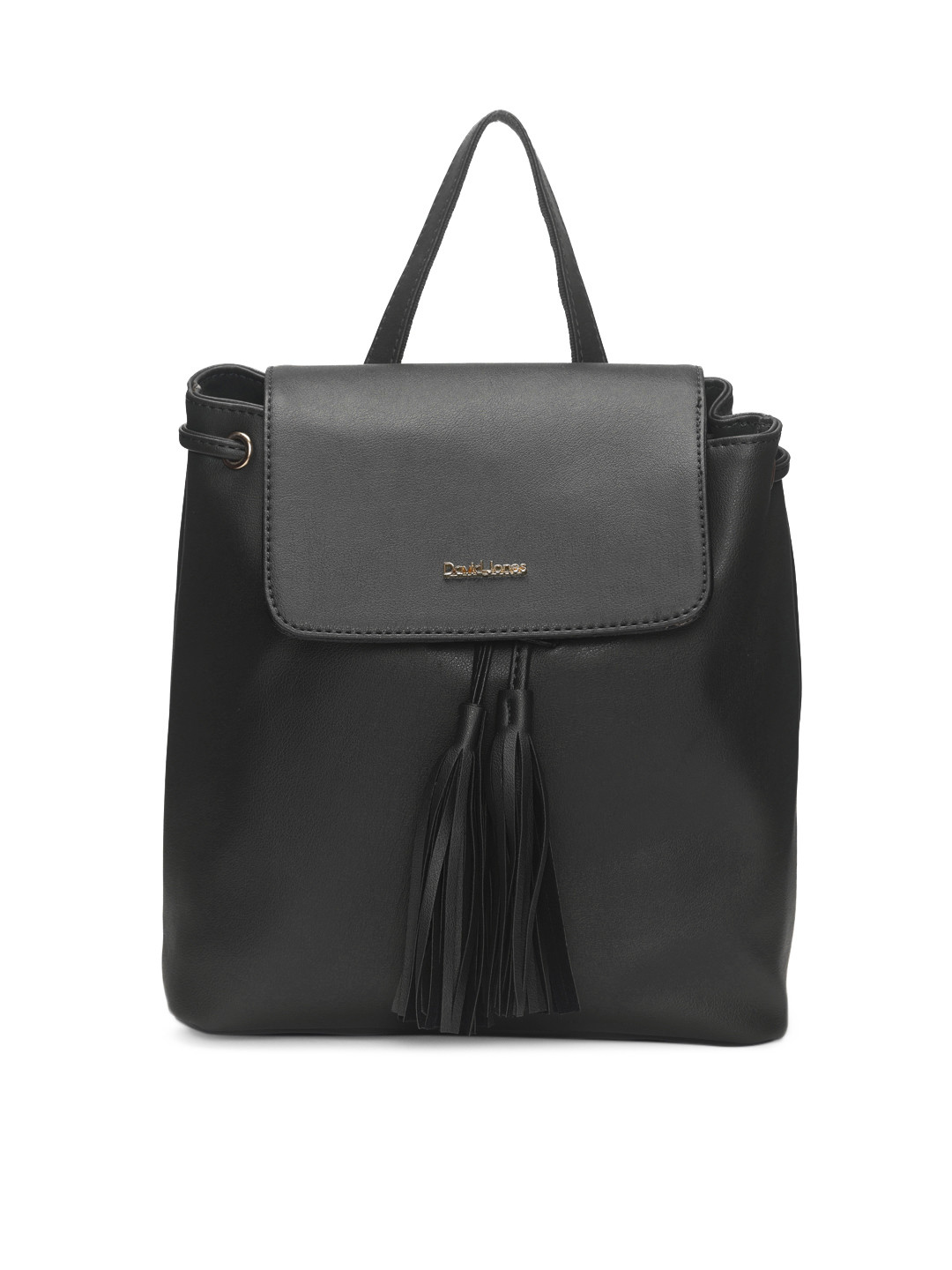 Buy David Jones Women Black Solid Backpack Backpacks for Women