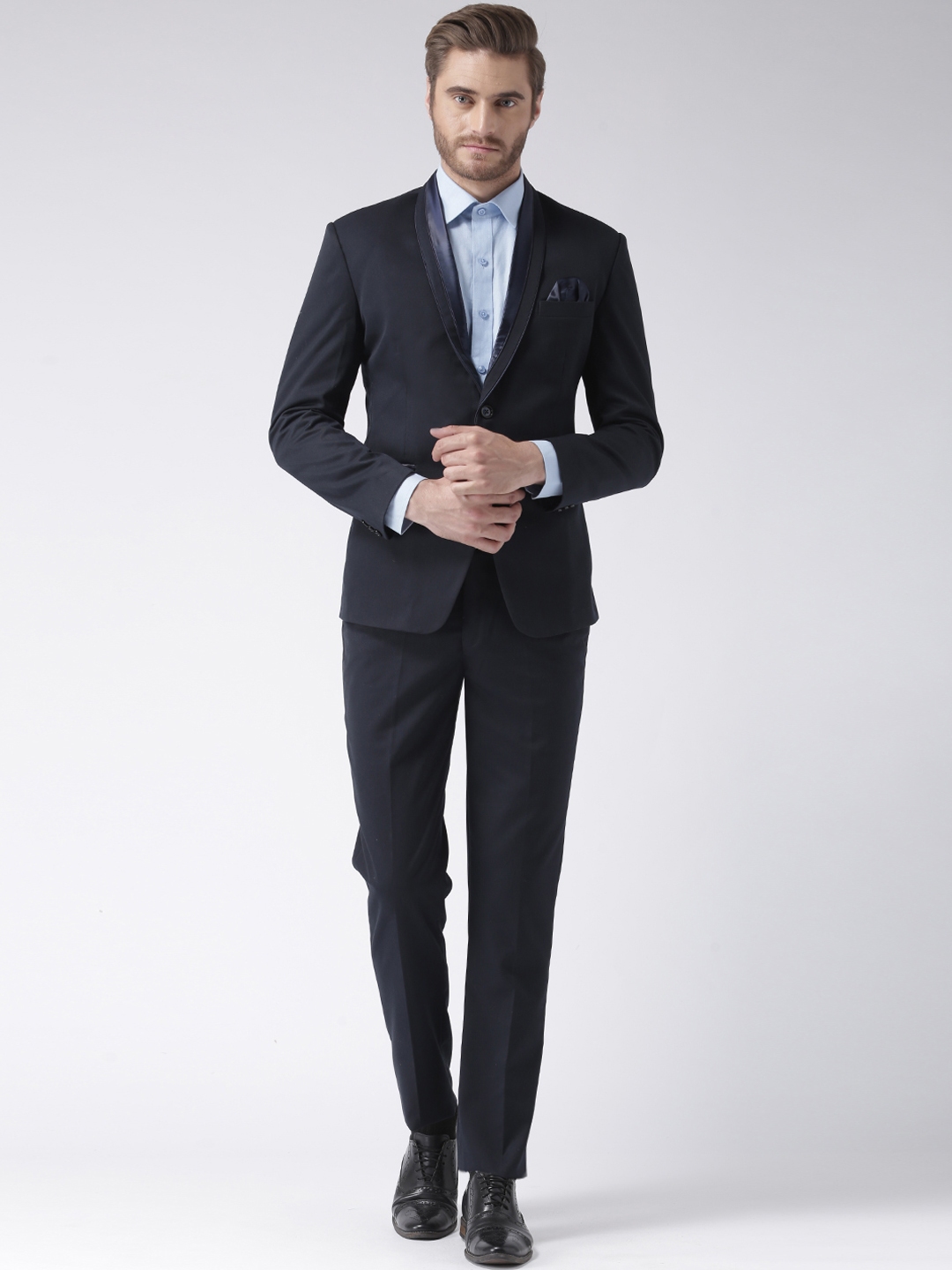 Buy HANGUP Men Blue Suit - Suits for Men 6766487 | Myntra