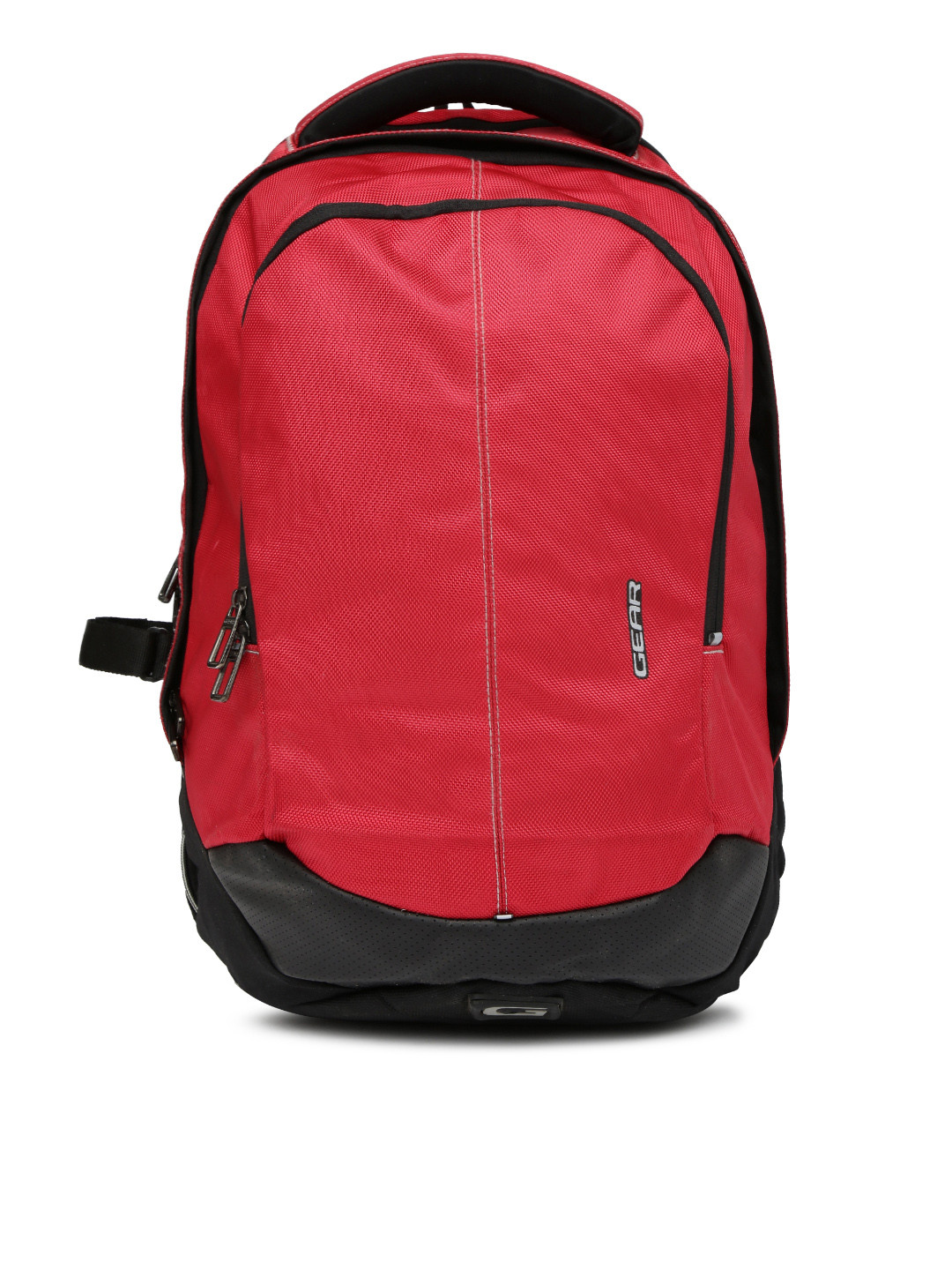 Buy Gear Unisex Red & Black Laptop Backpack Backpacks for Unisex