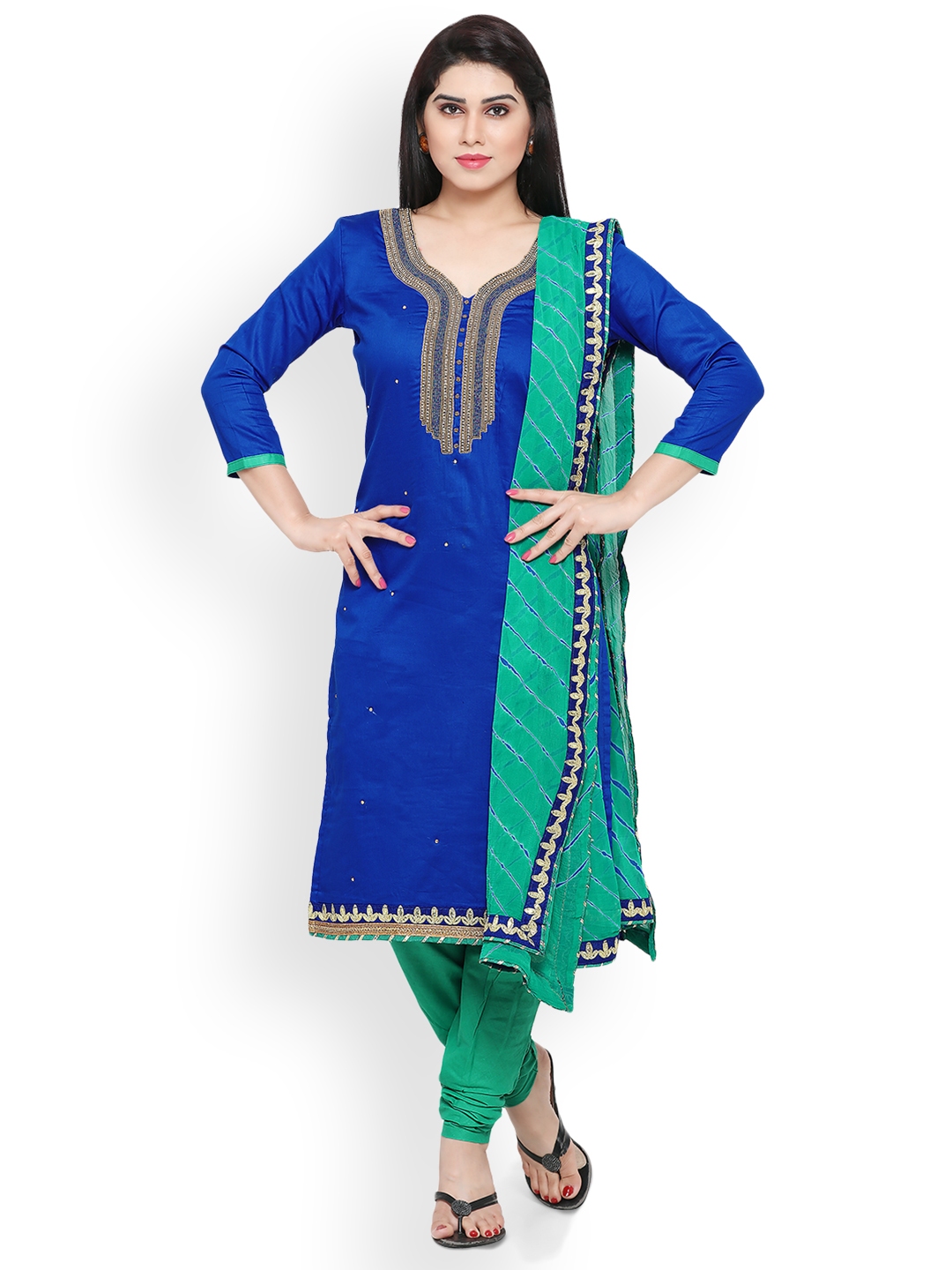 cotton gown on myntra