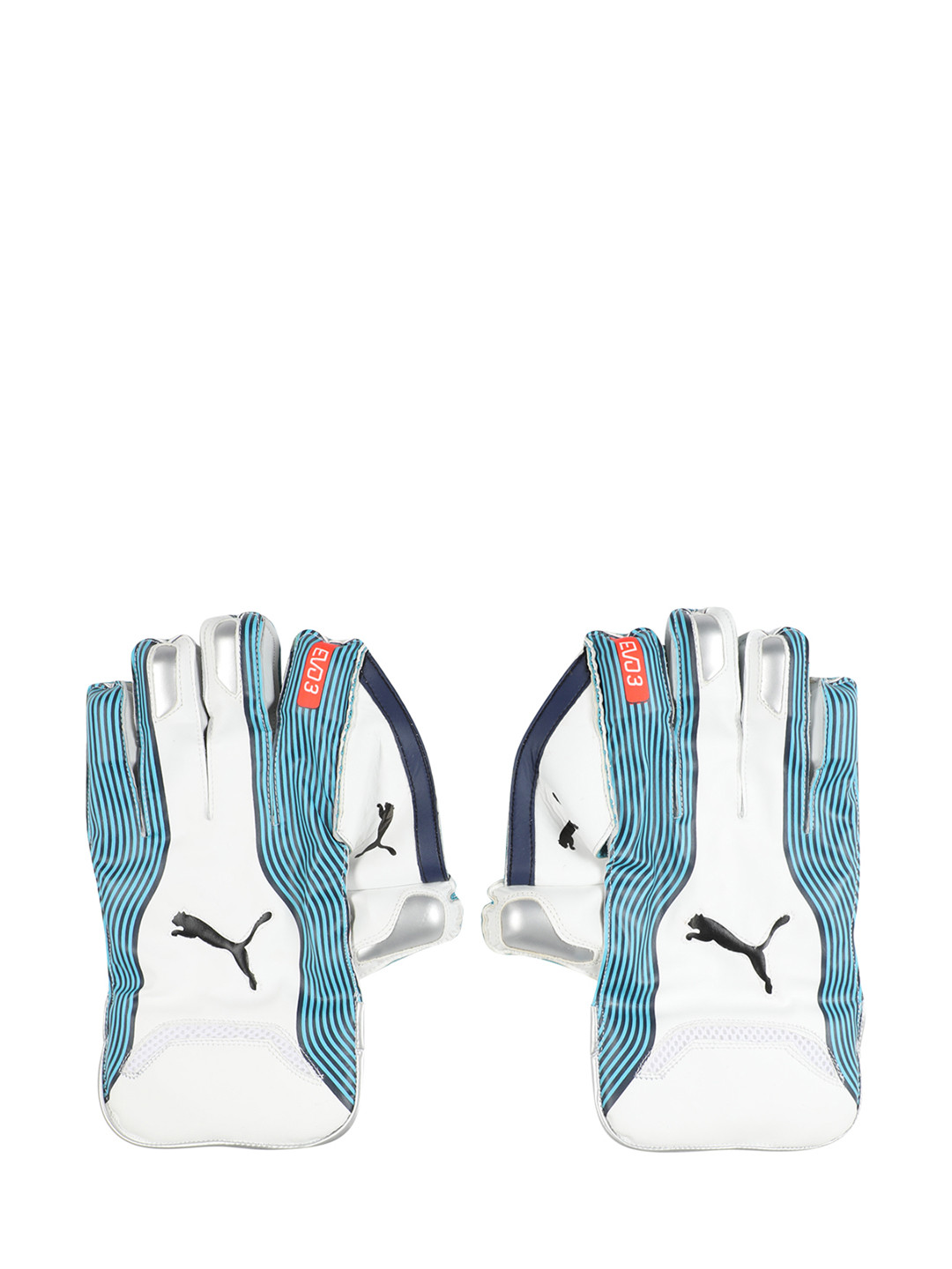 Buy Puma Men Blue & White EVO 3 Wicket Keeper Gloves Gloves for Men
