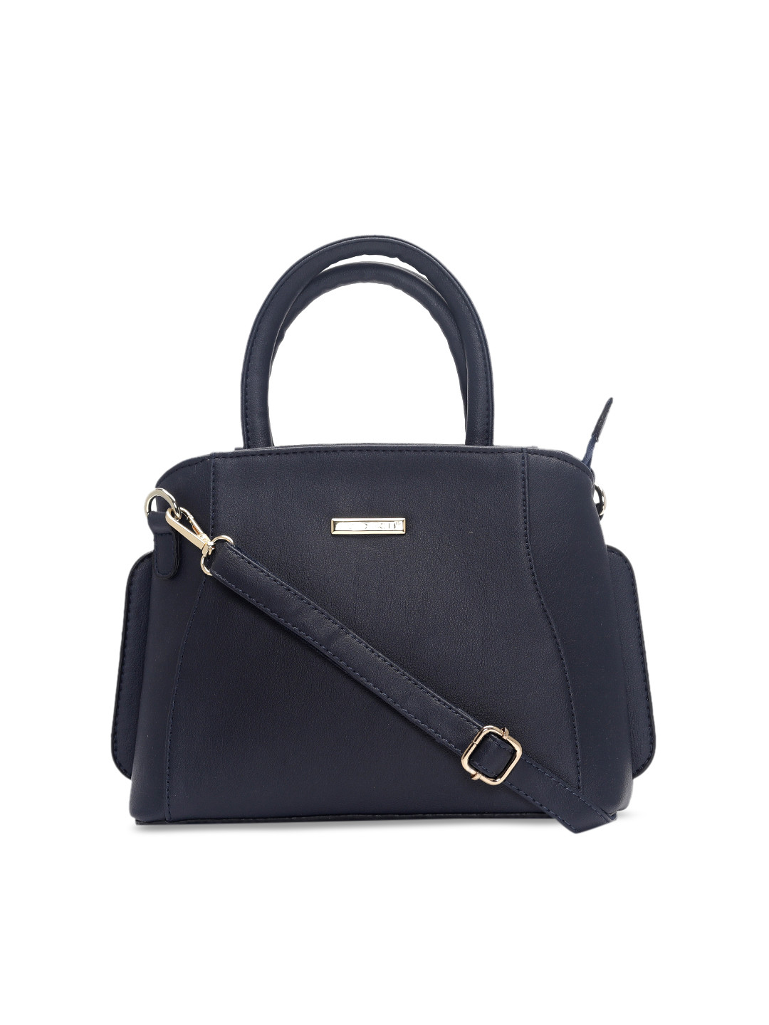 Buy David Jones Women Navy Blue Solid Shoulder Bag Handbags for Women
