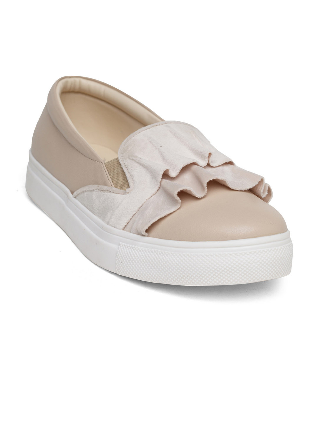 womens beige slip on sneakers