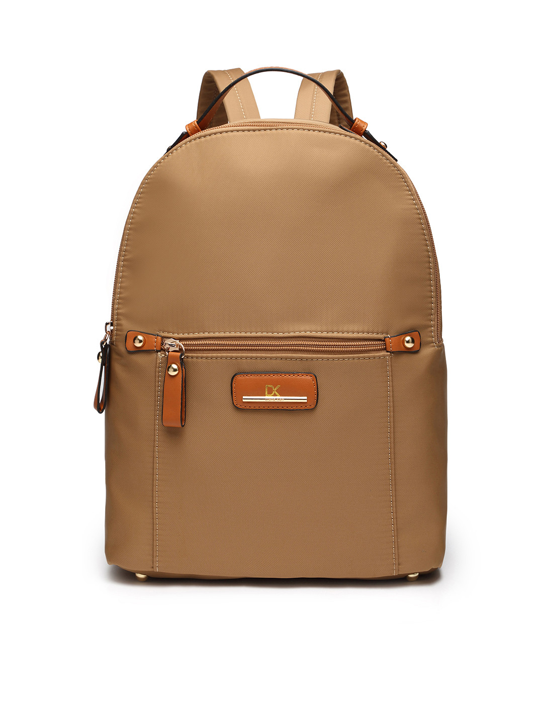 Buy Diana Korr Women Khaki Solid Backpack Backpacks for Women 6782328