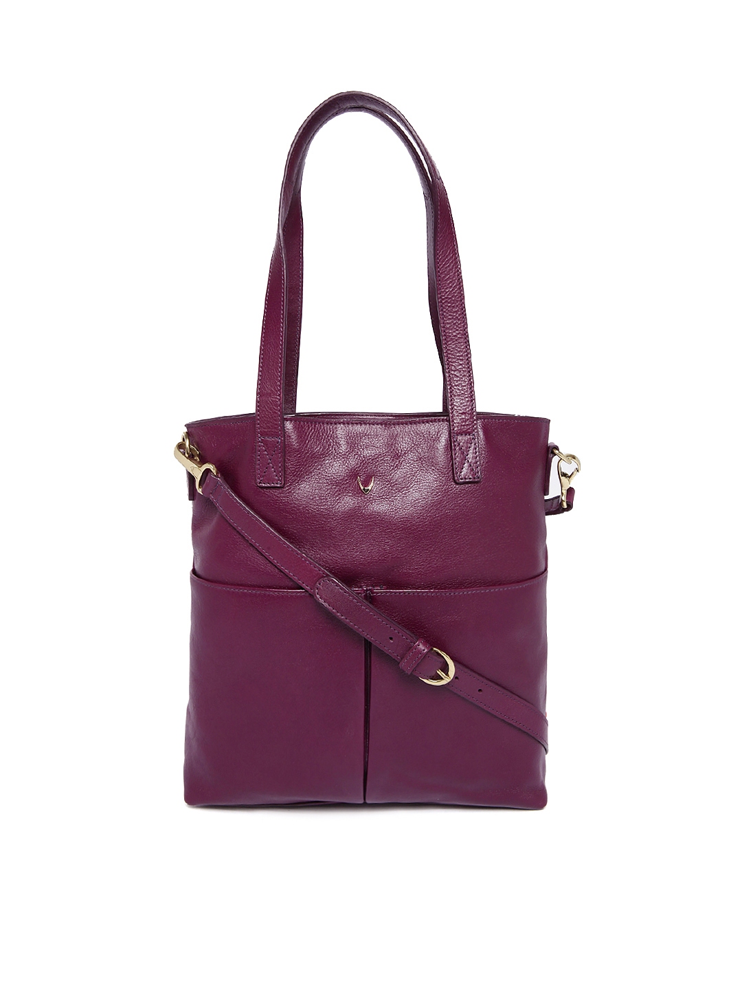 Buy Hidesign Purple Solid Leather Shoulder Bag - Handbags for Women 6785518 | Myntra
