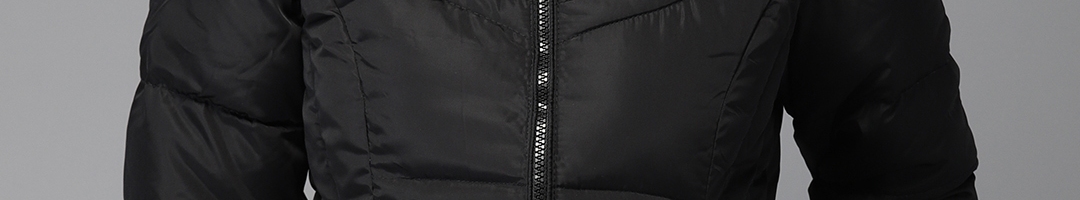 Buy Moda Rapido Women Black Solid Puffer Jacket - Jackets for Women ...