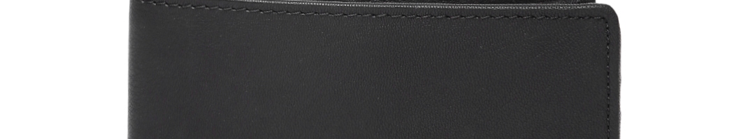 Buy Louis Philippe Men Black Solid Genuine Leather Two Fold Wallet - Wallets for Men 6791542 ...