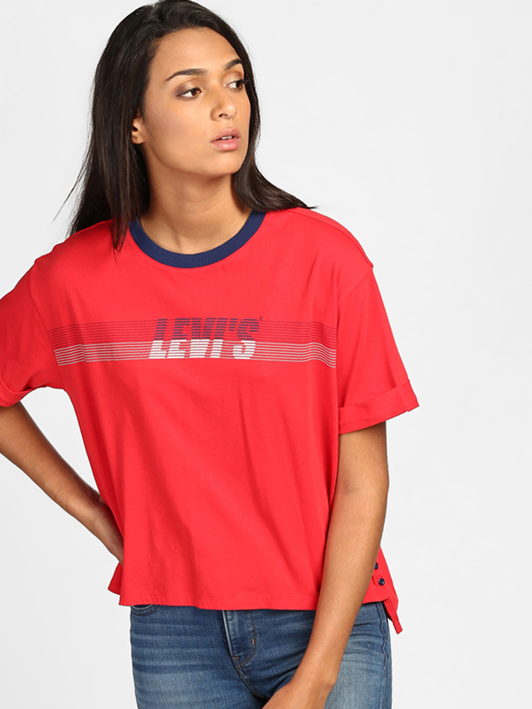 levis round neck t shirt