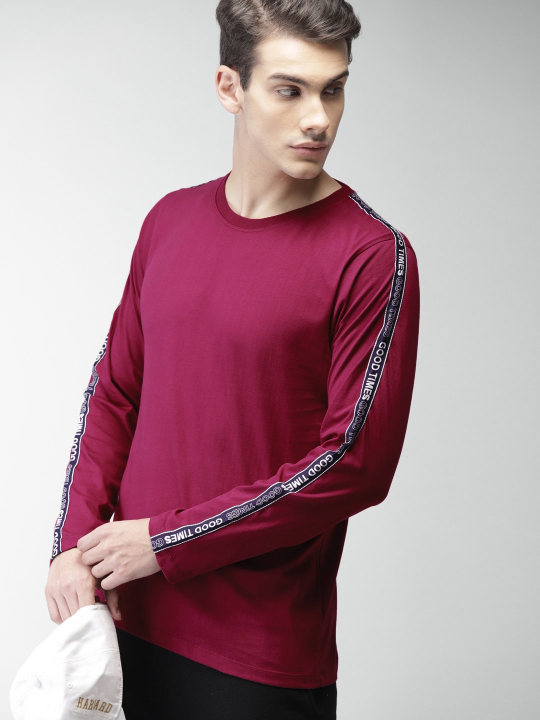 magenta t shirt mens