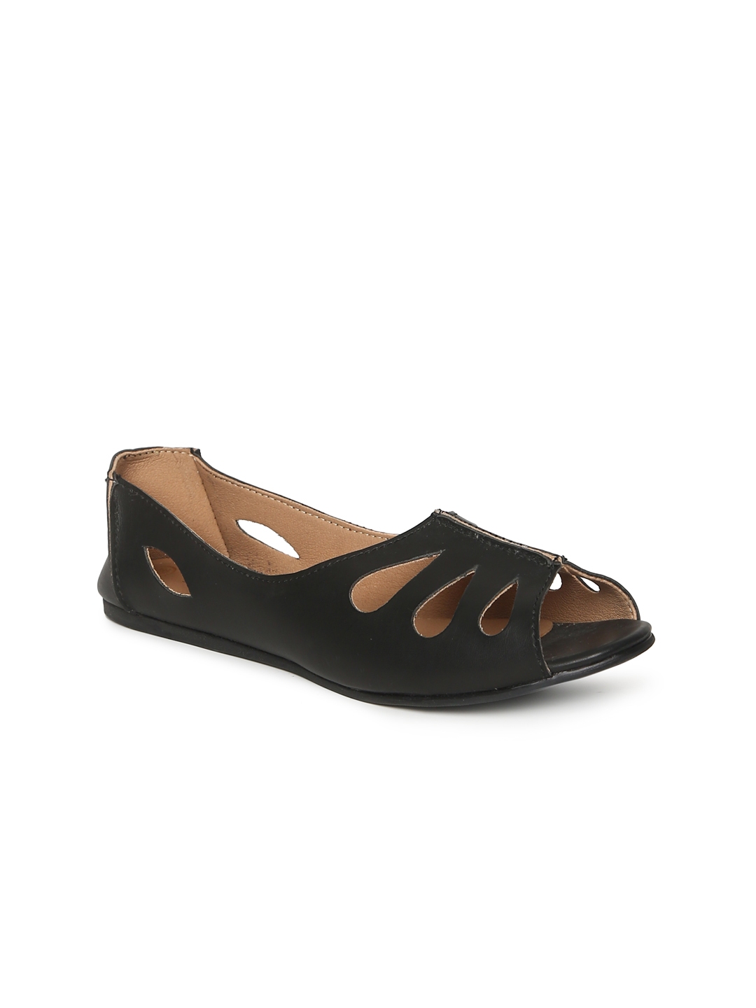 open toe flats online