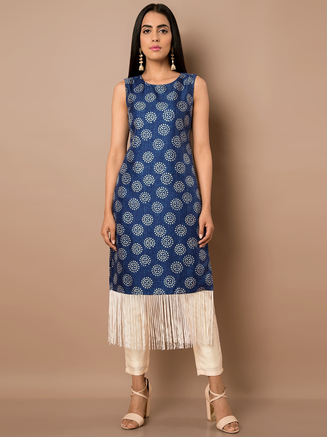 indya blue kurta